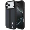 Dėklas BMW M Perforated Stripe Logo MagSafe Apple iPhone 17 Pro Max navy mėlynas