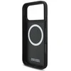 Dėklas BMW M Perforated Stripe Logo MagSafe Apple iPhone 17 Pro Max navy mėlynas