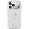 GUESS dėklas, skirtas IPHONE 17 Pro GUHCP17L5PS4RGGE (PU FW Resin Logo) smėlio spalvos