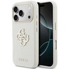 GUESS dėklas, skirtas IPHONE 17 Pro GUHCP17L5PS4RGGE (PU FW Resin Logo) smėlio spalvos