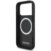 Dėklas BMW M Perforated Stripe Logo MagSafe Apple iPhone 17 Pro navy mėlynas