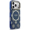 „Guess IML Peony Dot MagSafe“ dėklas, skirtas „iPhone 17 Pro“ – Mėlyna