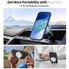 „Tech-Protect“ silikoninis „MagSafe“ dėklas, skirtas „iPhone 17 Air“ – Juodas