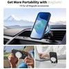 „Tech-Protect“ silikoninis „MagSafe“ dėklas, skirtas „iPhone 17 Pro“ – Juodas