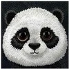 Dėklas telefonui juodas silikoninis su panda iPhone 16 Pro Nimmy