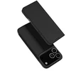 Dux Ducis Skin Pro dėklas skirtas Apple iPhone 17 Pro su Flip and Card Slot – juodos spalvos