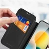 Dėklas telefonui juodas su kortelių skyreliu ir MagSafe Skin X Pro iPhone 17
