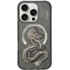 Nimmy Dragon MagSafe dėklas skirtas Apple iPhone 16 Pro pilkos spalvos
