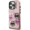 Dėklas Karl Lagerfeld IML Multi K&C Head Pattern skirtas Apple iPhone 16 Pro Max rožinės spalvos