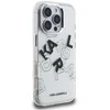 Dėklas Karl Lagerfeld IML Sketched Graphic skirtas Apple iPhone 16 Pro skaidrus