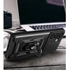 Hybrid Armor Camshield dėklas su Stand and Camera dėklas skirtas Realme GT 7 Pro 5G – juodos spalvos