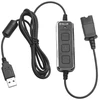 Dėklas Tellur Voice 520N binaurinės laidinės ausinės su USB adapteriu, juodos