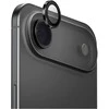 UNIQ Optix Aluminum kameros apsauga skirtas Apple iPhone Air su aplikatoriumi, juodos spalvos