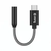 Dėklas USB-C į 3,5 mm garso adapteris su DAC Crong Armor Link, 10 cm, juodas