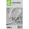 Cellular Line „Cellularline Soft Cable“ – USB-C į USB-C laidas 1,2 m (pilkas)