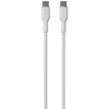 Dėklas USB-C laidas PURO ICON Soft, 1,5 m, baltas