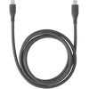 „Cellular Line Cellularline Soft Cable“ – USB-C į „Lightning“ laidas, sertifikuotas MFi, 1,2 m, juodas