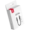 Dėklas USB-C–USB-C laidas 60 W Crong Armor Link, 25 cm, juodas