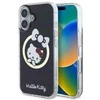 Hello Kitty HKHMP16SHFLBK Apple iPhone 16 6,1″ juodos spalvos kietas dėklas IML Fun bow Magsafe