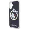 Hello Kitty HKHMP16SHFLBK Apple iPhone 16 6,1″ juodos spalvos kietas dėklas IML Fun bow Magsafe