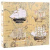 Lean Toys Dekoratyvinis Burinis Laivas Juodas Pearl 40x35 cm