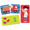 Dėlionė APLI Kids 3 žaidimai: Miestas - transportas, profesijos, skaičiai