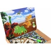 Dėlionė Magnetinių dėlionių rinkinys su dinozaurais