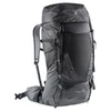 Deuter Futura Air Trek 50 + 10 kuprinė, juoda ir grafito spalvos | Universali