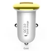 Devia Mushroom serijos automobilinis įkroviklis QC3.0 18W, auksinis