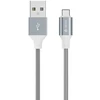 Devia Pheez serijos Micro USB laidų rinkinys, 3 vnt., pilkas