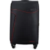 Kelioninis Solier Luggage Didelis lengvas lagaminas L Solier STL1651 - Juodas/raudona