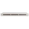 Digitus komutacinis skydas 19'' 24x RJ45, LSA jungtys, cat.6, ekranuotas, 1U, pilkas, su kabelių tvarkykle