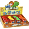 Žaislinis dinozauras kiaušinyje Lean Toys, 6 cm
