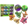 Dinozaurų kiaušinių rinkinys Lean Toys, 12 vnt.