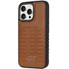 Audi Synthetic Leather MagSafe Apple iPhone 14 Pro Max 6.7″ rudos spalvos kietas dėklas AU-TPUPCMIP14PM-GT/D3-BN