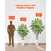 VEVOR Dirbtinė Dracena su baltu vazonu