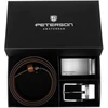 Diržai vyrams Peterson PTN KL-B005-S001 Juodas-BROWN
