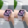 Hurtel Silikoninė apyrankė Bracelet Case Strap Light Set for Apple Watch 38mm – mėlynos spalvos