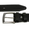 Dirželis męski skórzany klamra 4 cm juoda BELTIMORE A31