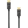 White Shark DisplayPort kabelis DisplayPort–DisplayPort Baltas Shark Mamba, 2 m, juodas