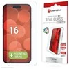 Apple iPhone 16 tikras ekrano stiklas + dėklas, pagamintas „Displex“, skaidrus