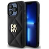 Dėklas DKNY DKHCP15LPQDSLK Apple iPhone 15 Pro 6.1″ juodos spalvos Quilted Stack Logo