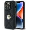Dėklas DKNY DKHCP14XPQDSLK Apple iPhone 14 Pro Max 6.7″ juodos spalvos Quilted Stack Logo