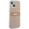 DKNY DKHMP15MHRHSEP Apple iPhone 15 Plus 14 Plus 6.7 inch rožinės spalvos kietas dėklas IML Mono & Stripe MagSafe