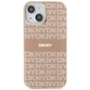 DKNY DKHMP15MHRHSEP Apple iPhone 15 Plus 14 Plus 6.7 inch rožinės spalvos kietas dėklas IML Mono & Stripe MagSafe
