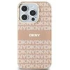 Apple iPhone 15 Plus / 14 Plus DKNY dėklas IML Mono &amp; Stripe MagSafe (DKHMP15MHRHSEP) rožinės spalvos