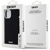 DKNY Liquid Silicone Small Metal Logo“ MagSafe“ dėklas iPhone 15 Plus“ / 14 Plus“ – juodas