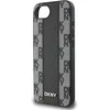 DKNY odinis languotas monofoninis dėklas MagSafe iPhone 16e - Juodas