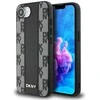 DKNY odinis languotas monofoninis dėklas MagSafe iPhone 16e - Juodas