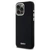 DKNY DKHMP14XSMCHLK Apple iPhone 14 Pro Max 6.7″ juodos spalvos kietas dėklas Liquid Silicone Small Metal Logo MagSafe